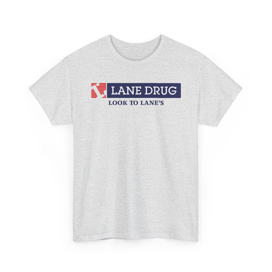 Lane Drug T-Shirt - Pharmacy Chain Logo Tee - Drugstore
