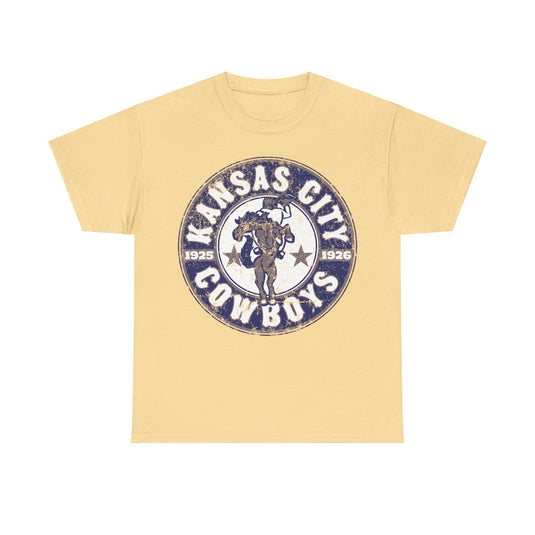 Kansas City Cowboys 1925-1926 Missouri Football Team T-shirt