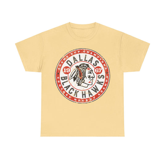 Dallas Black Hawks 1967 Hockey Team Nostalgic Retro T-shirt