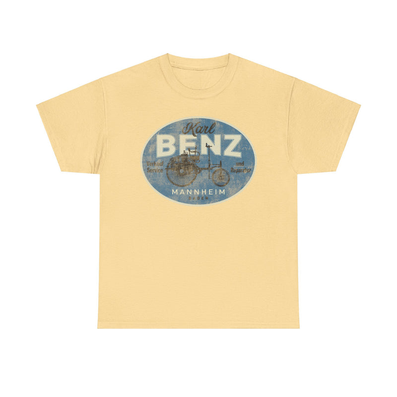 Load image into Gallery viewer, First Mercedes Benz Sign Logo Mannheim Baden Car T-shirt
