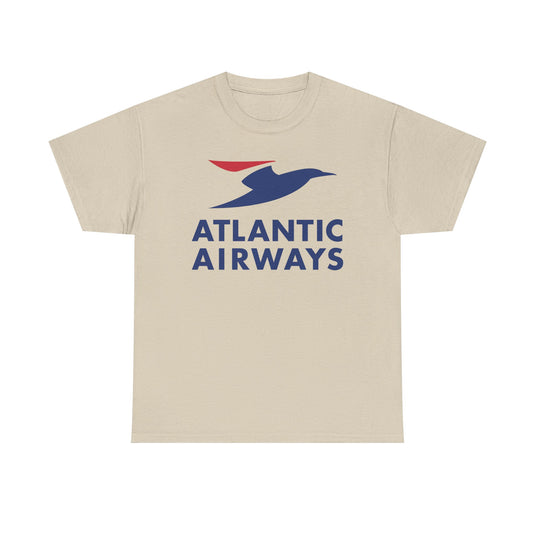 Atlantic Airways Blue Bird Logo North Atlantic Carrier Vintage T-shirt