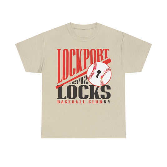 Lockport Locks Est 1942 New York Baseball T-shirt