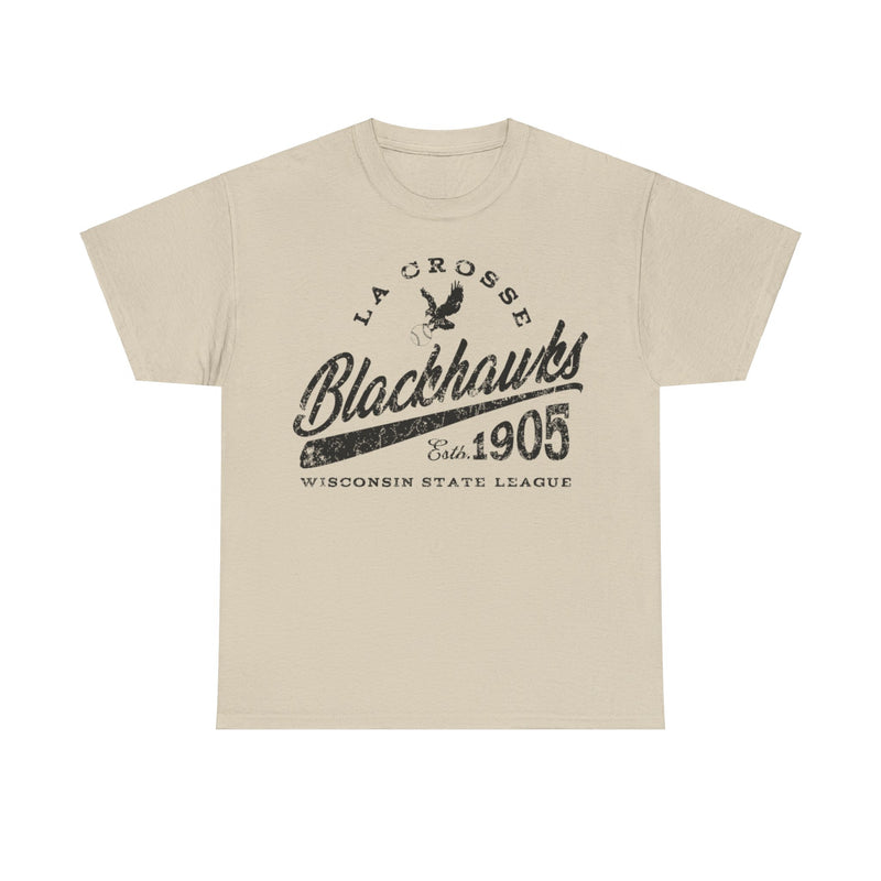 Load image into Gallery viewer, La Crosse Blackhawks Est 1905 Wisconsin Baseball T-shirt
