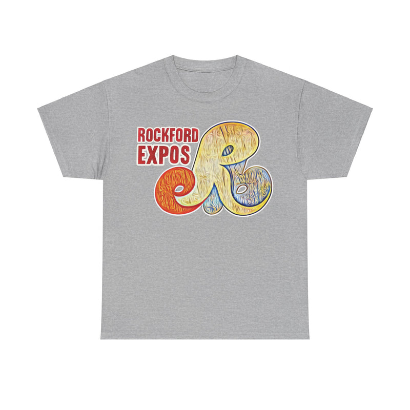 Load image into Gallery viewer, Rockford Expos Logo Illinois Baseball T-shirt
