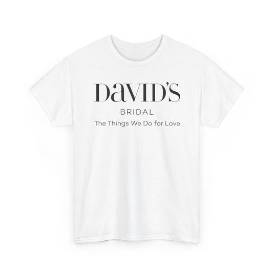 David's Bridal T-Shirt - Bankrupt Wedding Store Logo Tee - Bridal Chain
