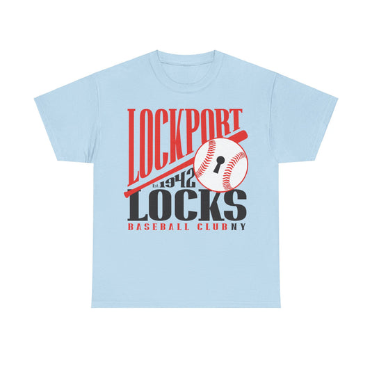 Lockport Locks Est 1942 New York Baseball T-shirt