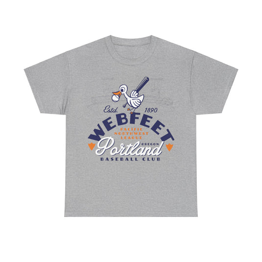 Portland Webfeet Est 1890 Oregon Baseball T-shirt