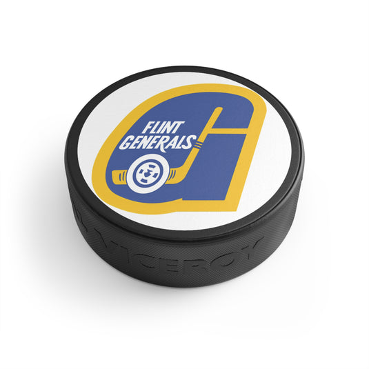 Flint Generals Michigan Hockey Puck