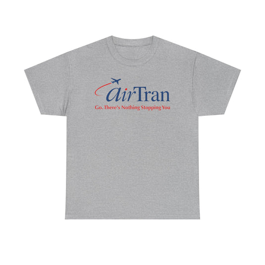 Air Tran Go There's Nothing Stopping You Vintage Airline Logo Aviation T-shirt
