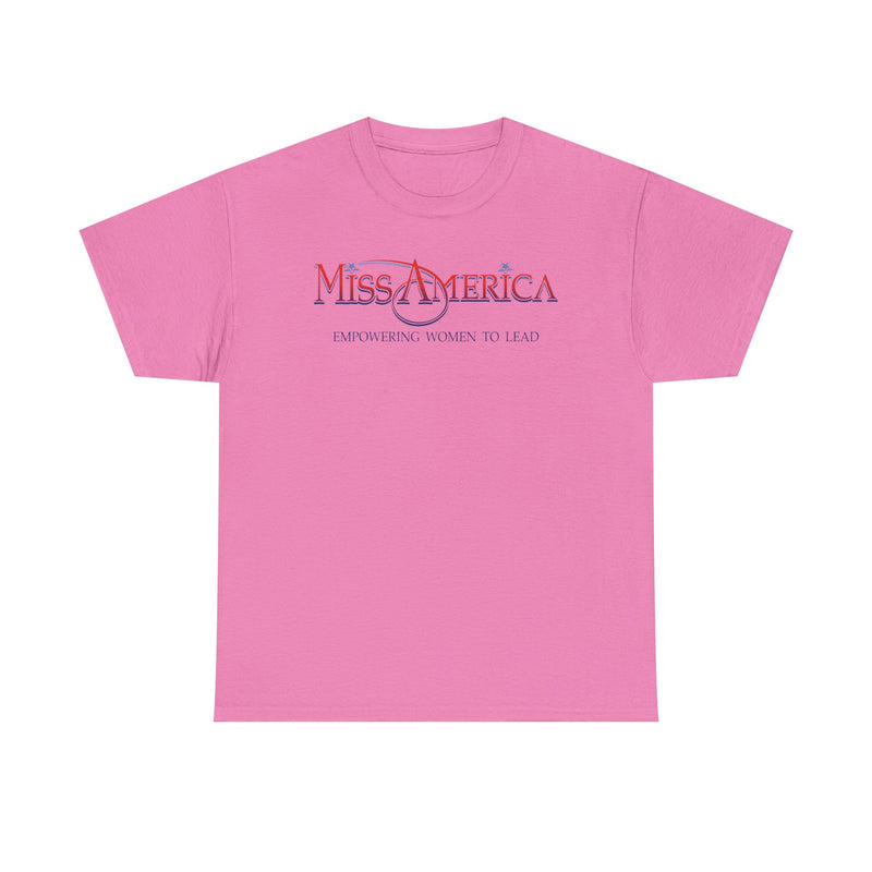 Load image into Gallery viewer, Miss America Empowering Women To Lead T-Shirt Pageant Logo Tee
