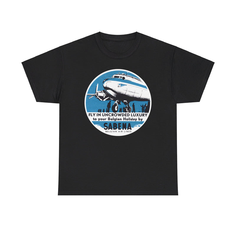 Load image into Gallery viewer, Belgium Sabena Airlines Retro Nostalgic T-shirt
