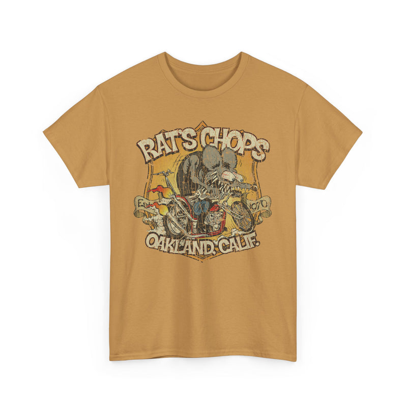 Load image into Gallery viewer, Rats Chops California Custom Motorcycle Shop T-shirt
