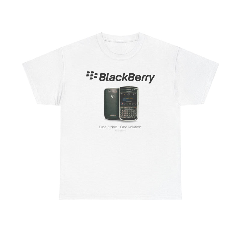 Load image into Gallery viewer, Blackberry Cell Phone One Brand One Solution Nostalgic Logo T-shirt
