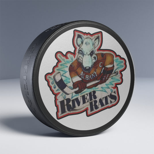 Albany River Rats New York Hockey Puck