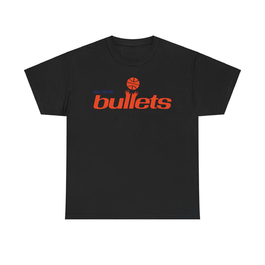 Baltimore Bullets Red Blue Logo Washington Retro T-shirt