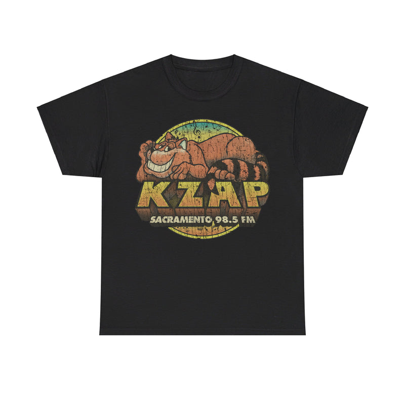 Load image into Gallery viewer, KZAP Sacramento 98.5 FM California Radio Station T-shirt
