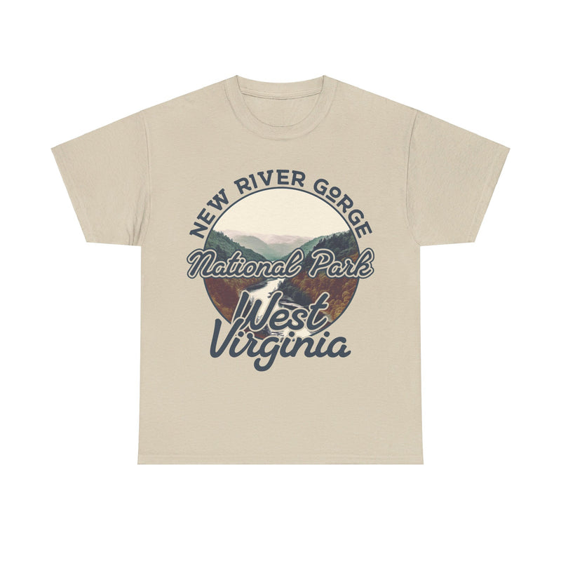 Load image into Gallery viewer, New River Gorge National Park West Virginia Poster Print T-shirt
