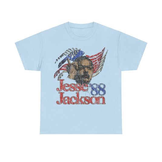 Jesse Jackson for President 1988 Distressed Print T-shirt
