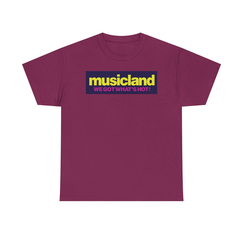 Load image into Gallery viewer, Musicland We Got What&#39;s Hot Music Store Nostalgic T-shirt
