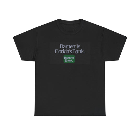 Barnett Bank Florida's Bank T-Shirt - Regional Banking Logo - Florida