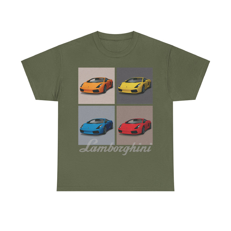 Load image into Gallery viewer, Lamborghini Colors Luxury Car Automobile T-shirt
