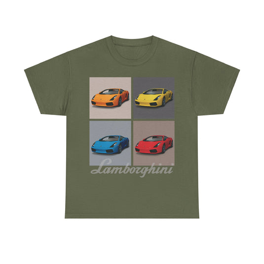 Lamborghini Colors Luxury Car Automobile T-shirt