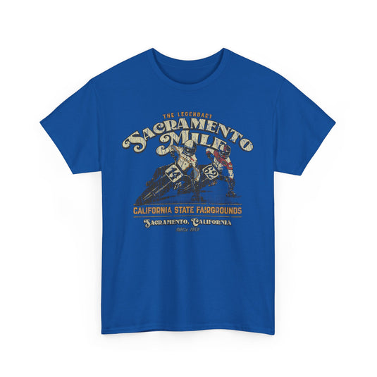 The Legendary Sacramento Mile 1959 California Motorcycle Racing T-shirt