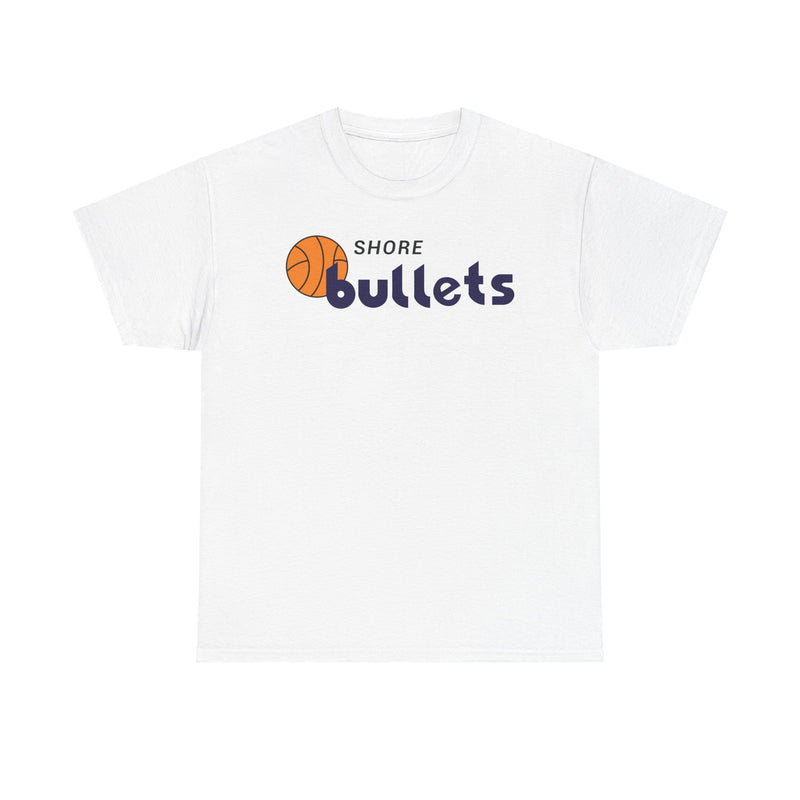 Load image into Gallery viewer, Shore Bullets New Jersey Eastern Basketball 1976-1977 T-shirt
