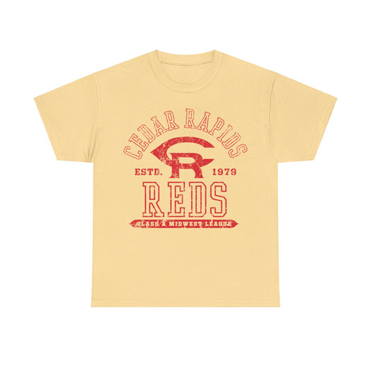 Cedar Rapids Reds Est 1979 Baseball Team T-shirt