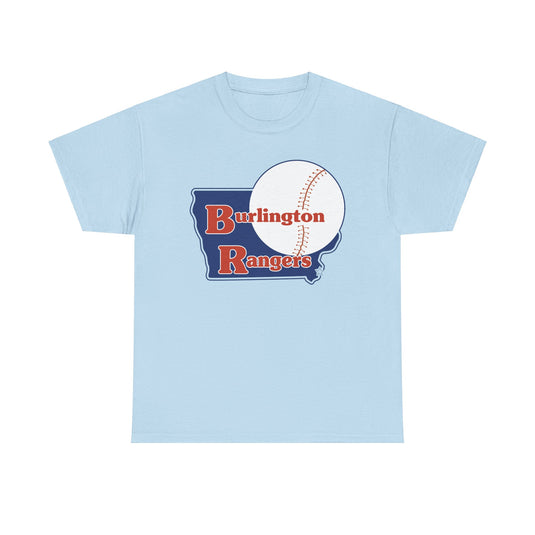 Burlington Rangers North Carolina League Baseball 1972 T-shirt