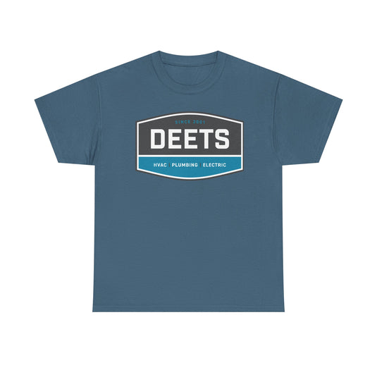 Deets Mechanical T-Shirt - HVAC Plumbing Electric Industry Logo Tee