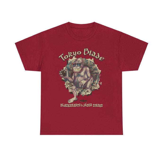 Tokyo Blade Black Hearts Jaded Spades Music Rock T-shirt