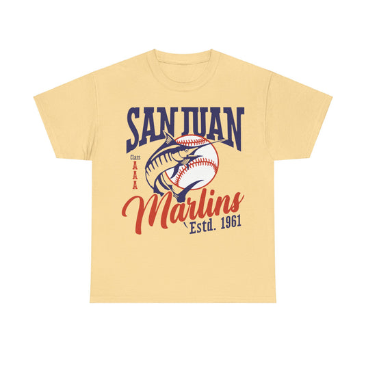 San Juan Marlins Est 1961 Basbeall Team T-shirt