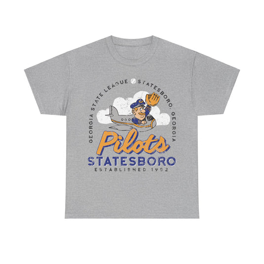 Statesboro Pilots Est 1952 Georgia Baseball T-shirt