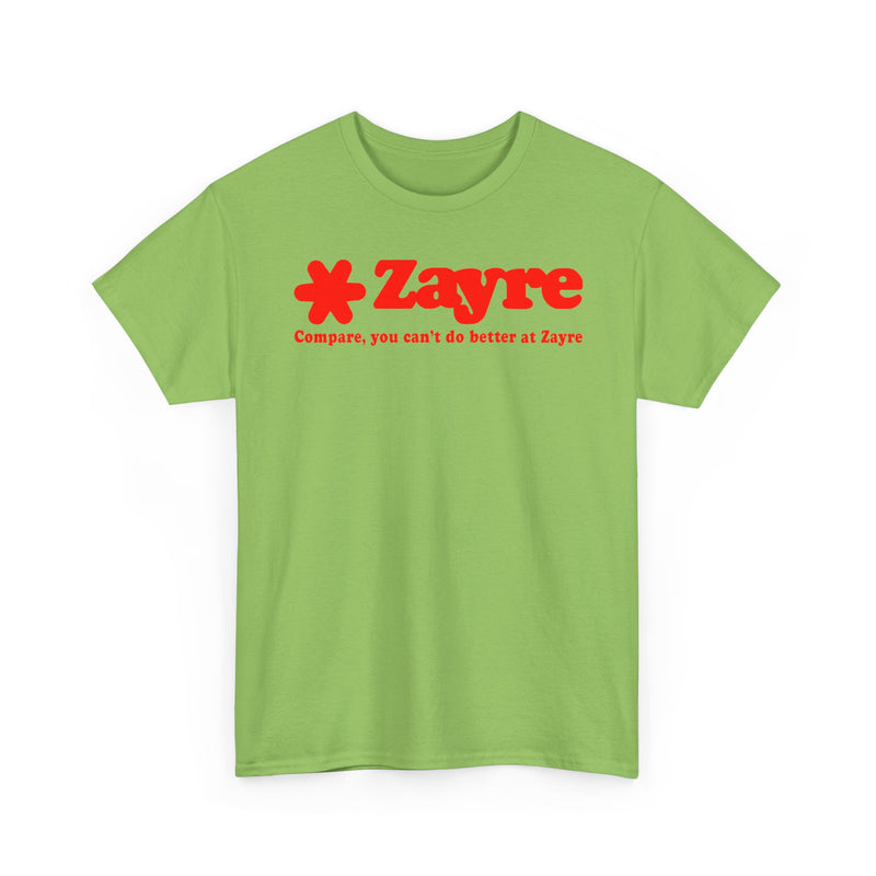 Load image into Gallery viewer, Zayre Compare You Can't Do Better Red Star Logo Discount Store Chain T-shirt
