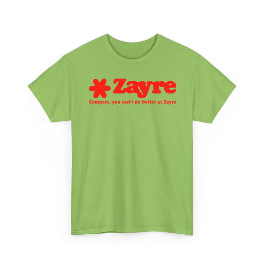 Zayre Compare You Can't Do Better Red Star Logo Discount Store Chain T-shirt