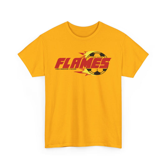 Fort Wayne Flames Indiana American Indoor Soccer Association 1986-1989 T-shirt