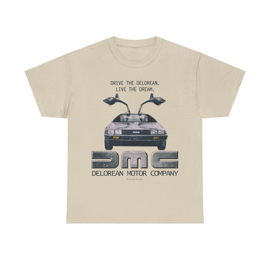 Delorean Motor Company Nostalgic Retro Logo Car T-shirt