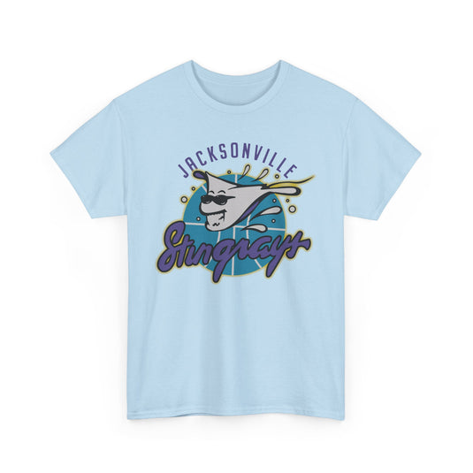 Jacksonville Stingrays Florida World Basketball League 1992 T-shirt