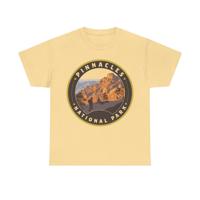 Pinnacles National Park California Round Logo T-shirt