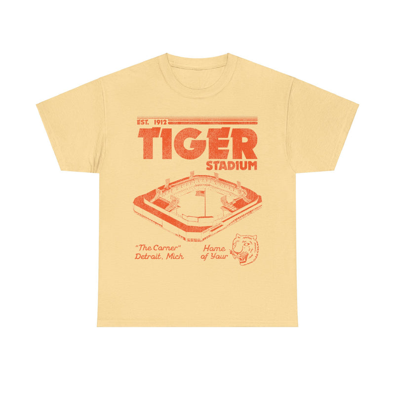 Load image into Gallery viewer, Tiger Stadium Park Detroit Michigan T-shirt
