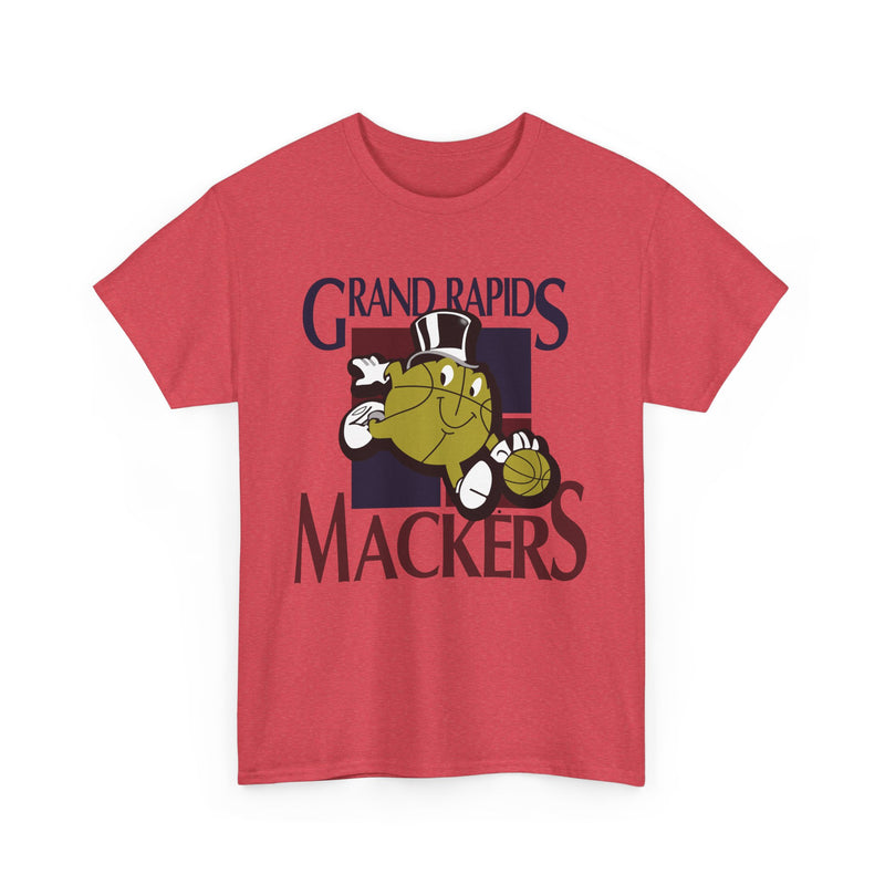 Load image into Gallery viewer, Grand Rapids Mackers Michigan CBA Basketball 1994-1996 T-shirt
