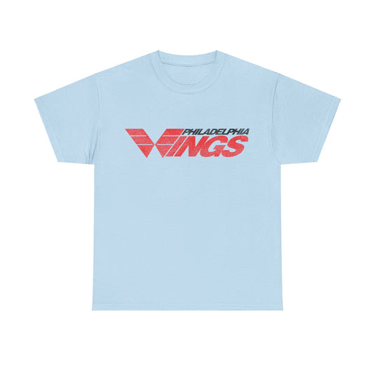 Philadelphia Wings Lacrosse Team Nostalgic Retro Logo T-shirt