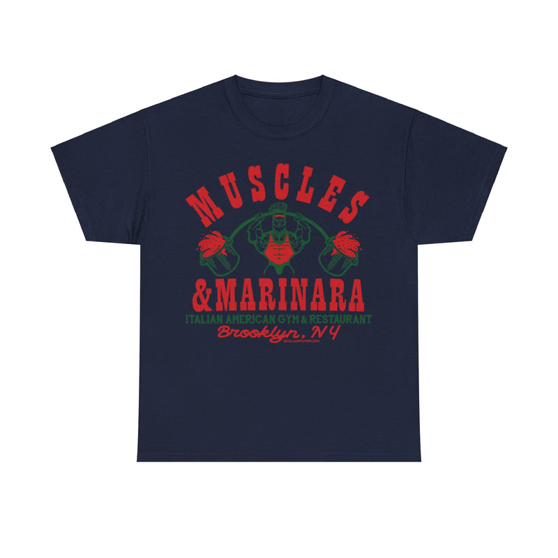 Load image into Gallery viewer, Muscles Marinara New York Italian American Gym Restaurant T-shirt
