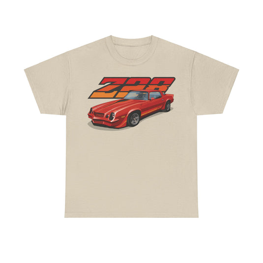 Chevrolet Camaro Z28 Car 1981 Nostalgic Retro T-shirt