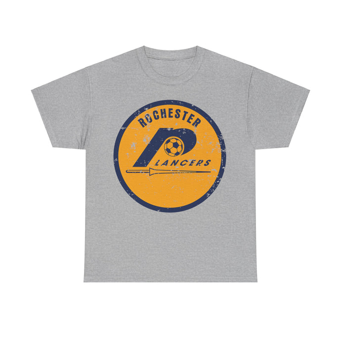 Rochester Lancers Logo New York Soccer Team T-shirt