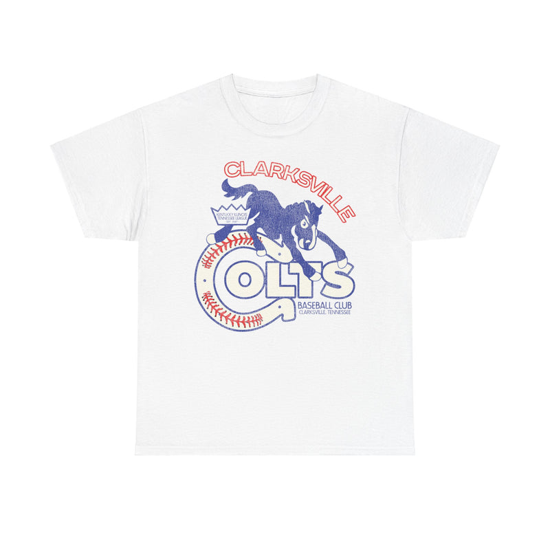 Load image into Gallery viewer, Clarksville Colts Nostalgic Retro Baseball Team T-shirt
