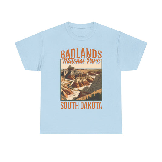 Badlands National Park South Dakota Poster Print T-shirt