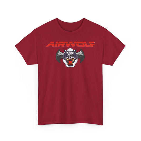 Airwolf 1984 Action Military Drama TV Show Helicopter T-shirt