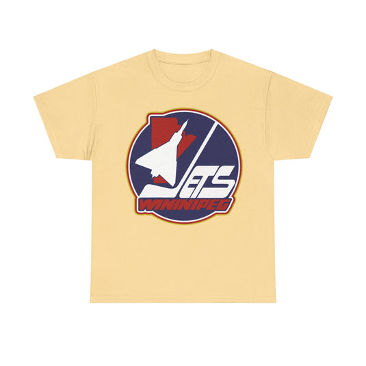 Winnipeg Jets Red Blue Logo Hockey Team T-shirt